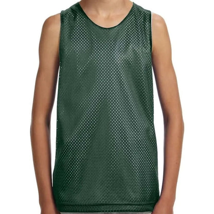 A4 Youth Reversible Mesh Tank Top