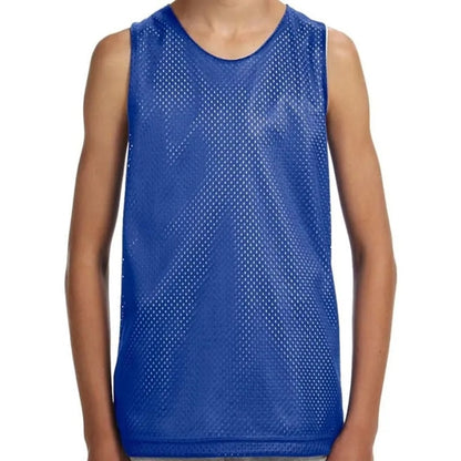 A4 Youth Reversible Mesh Tank Top