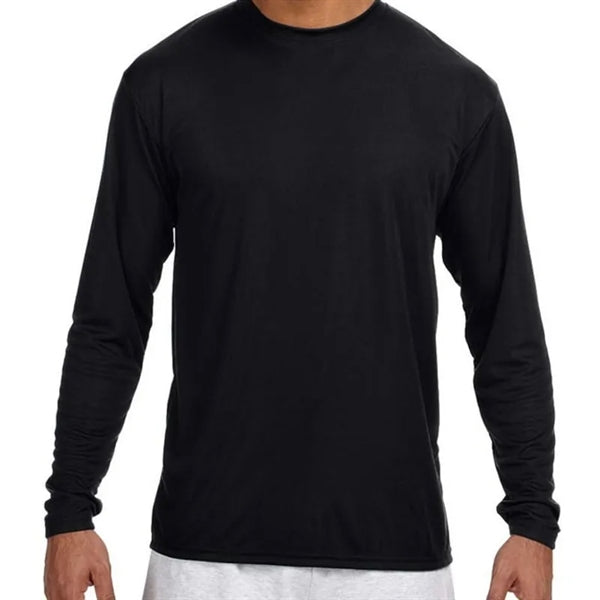 A4 Long-Sleeve Cooling Performance Crew Neck T-Shirt
