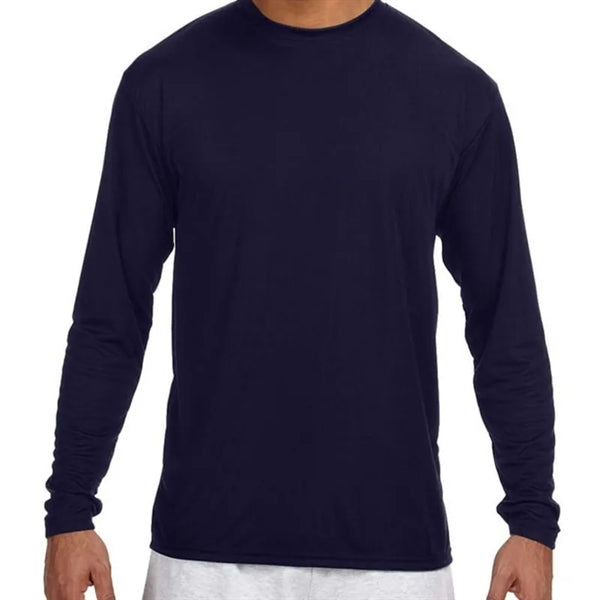 A4 Long-Sleeve Cooling Performance Crew Neck T-Shirt