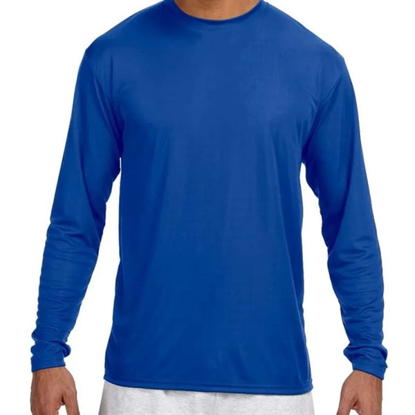 A4 Long-Sleeve Cooling Performance Crew Neck T-Shirt