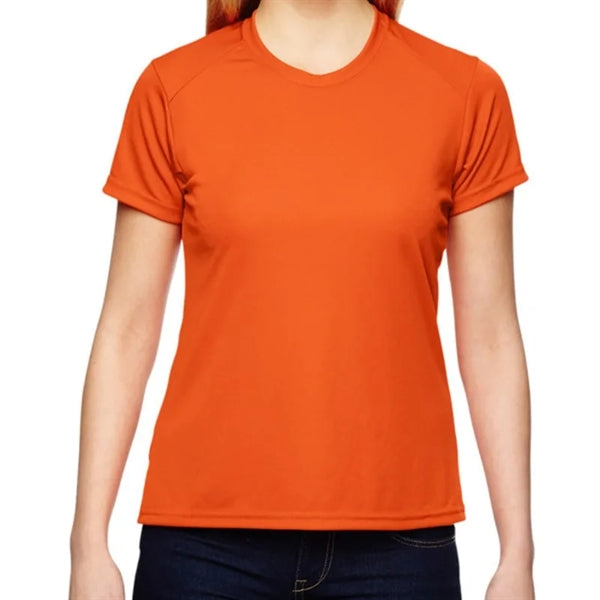 A4 Ladies Short-Sleeve Cooling Performance Crew
