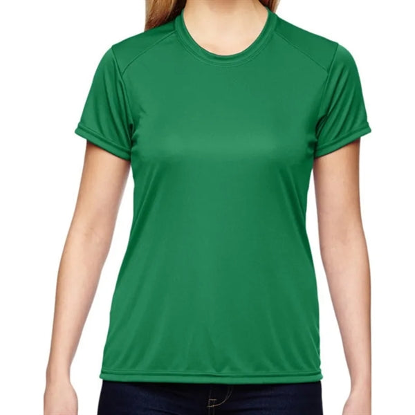 A4 Ladies Short-Sleeve Cooling Performance Crew