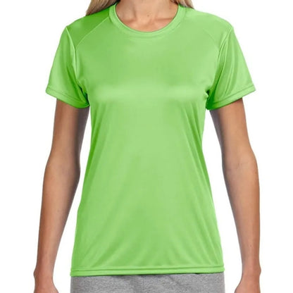 A4 Ladies Short-Sleeve Cooling Performance Crew