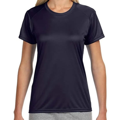 A4 Ladies Short-Sleeve Cooling Performance Crew