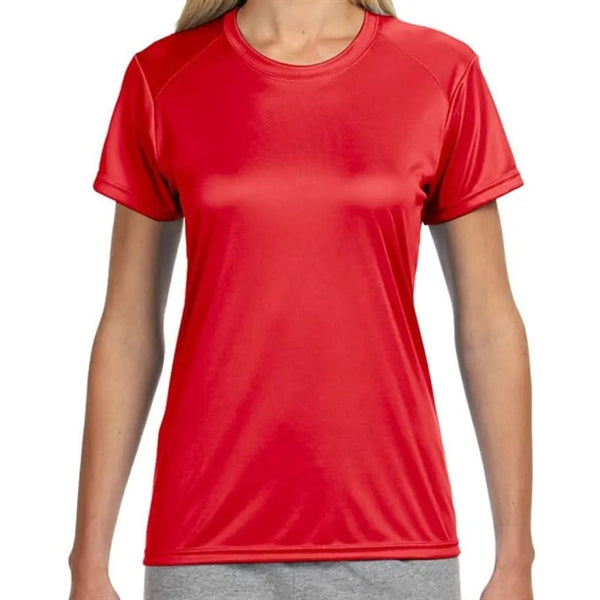 A4 Ladies Short-Sleeve Cooling Performance Crew
