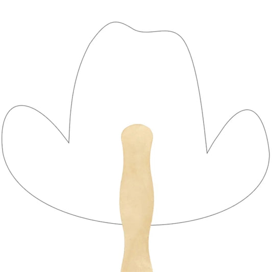 Cowboy Hat Hand Fans