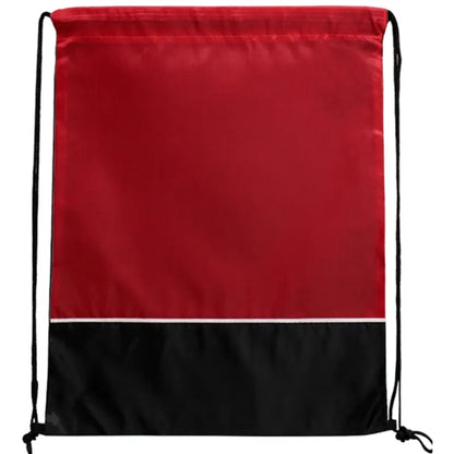 Two Tone Classic Drawstring Tote Bags