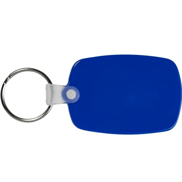 Oval Soft Plastic Keychains