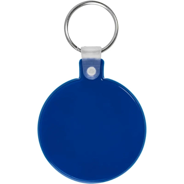 Circle Soft Plastic Keychains
