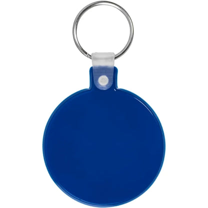 Circle Soft Plastic Keychains