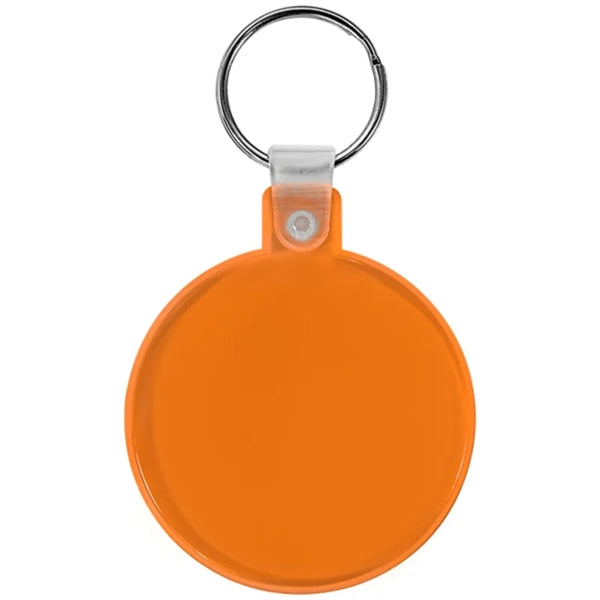 Circle Soft Plastic Keychains