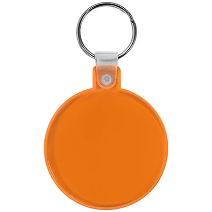 Circle Soft Plastic Keychains