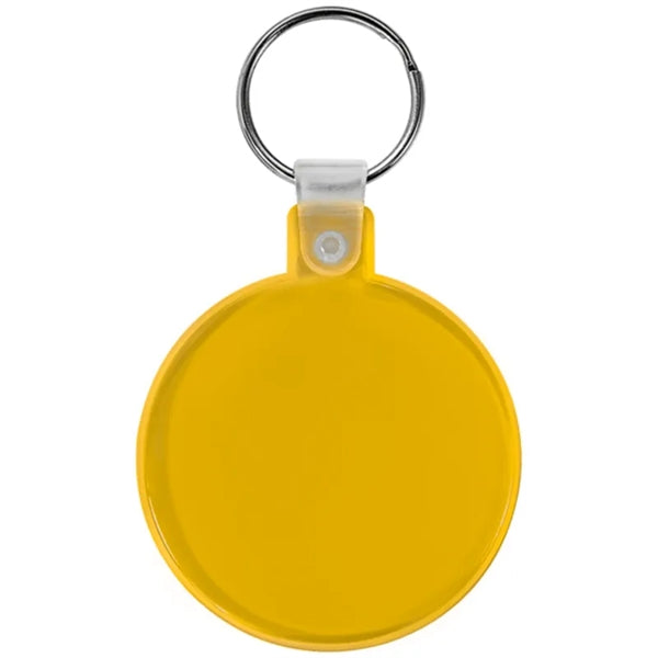 Circle Soft Plastic Keychains