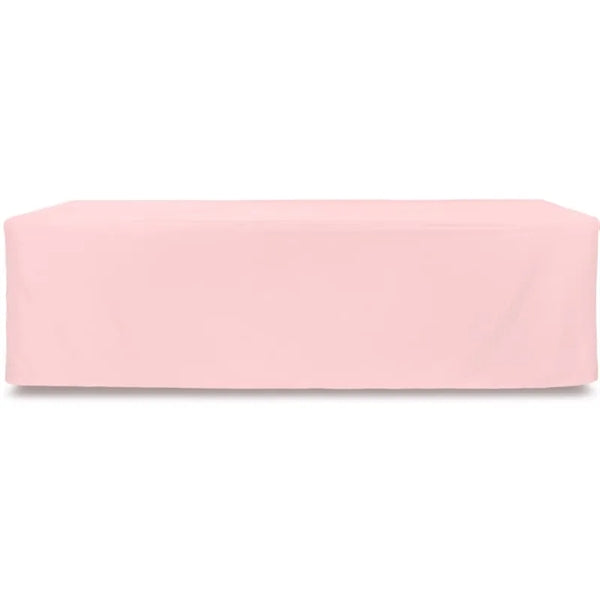 8FT Fitted Trade Show Table Cover - Full Color Imprint