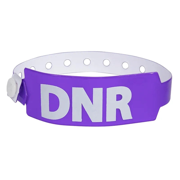 Medical Alert Wide Vinyl Wristbands
