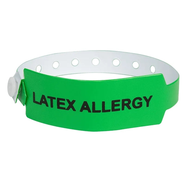 Medical Alert Wide Vinyl Wristbands