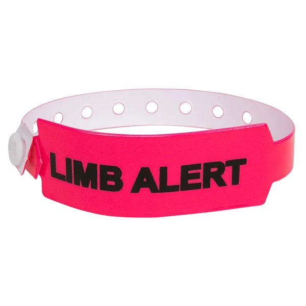 Medical Alert Wide Vinyl Wristbands