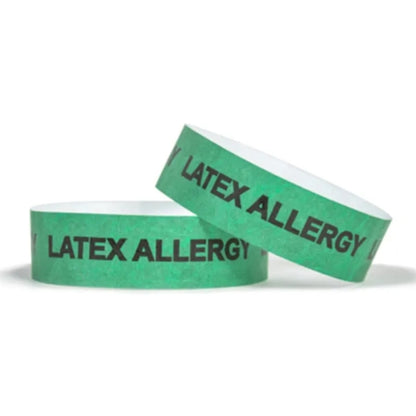 Medical Alert Tyvek Wristbands