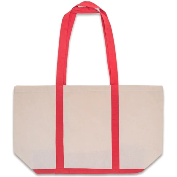 Custom Two Tone Cotton Canvas Tote Bags