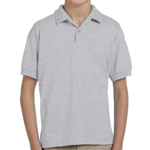 Custom Embroidered Youth Jersey Knit Polo