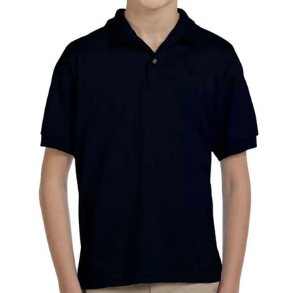 Custom Embroidered Youth Jersey Knit Polo