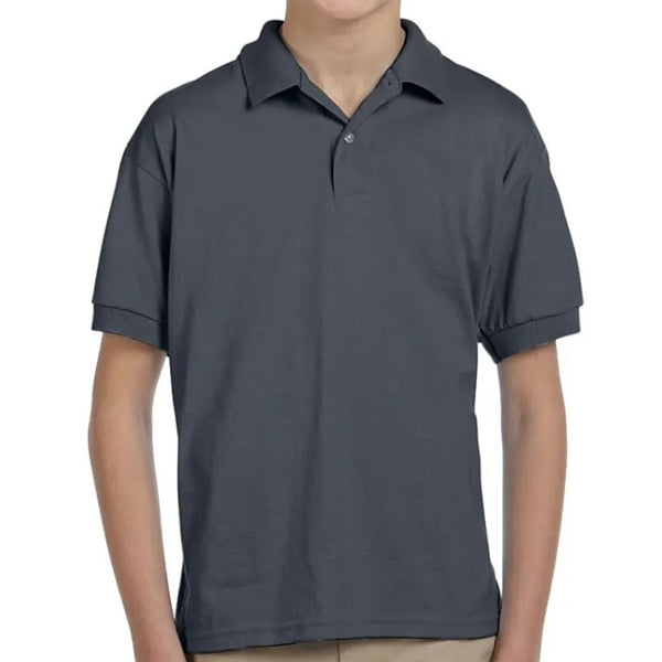 Custom Embroidered Youth Jersey Knit Polo