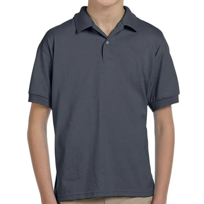 Custom Embroidered Youth Jersey Knit Polo