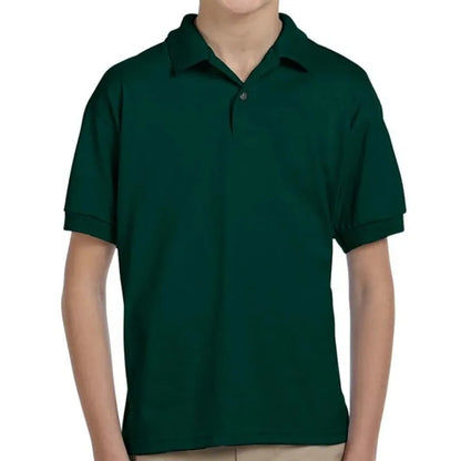 Custom Embroidered Youth Jersey Knit Polo