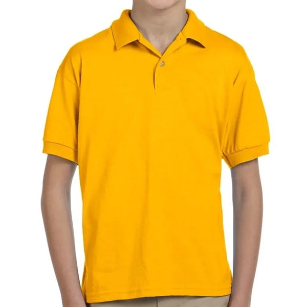 Custom Embroidered Youth Jersey Knit Polo