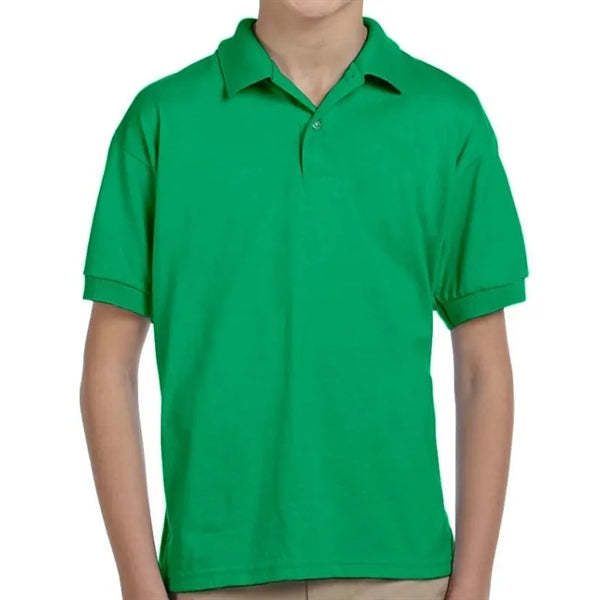 Custom Embroidered Youth Jersey Knit Polo