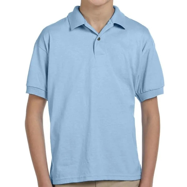 Custom Embroidered Youth Jersey Knit Polo