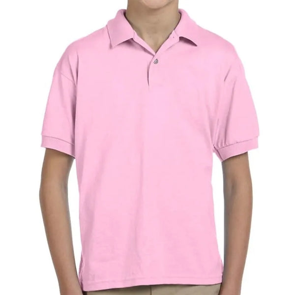 Custom Embroidered Youth Jersey Knit Polo