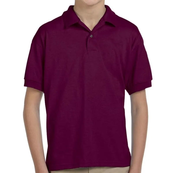 Custom Embroidered Youth Jersey Knit Polo