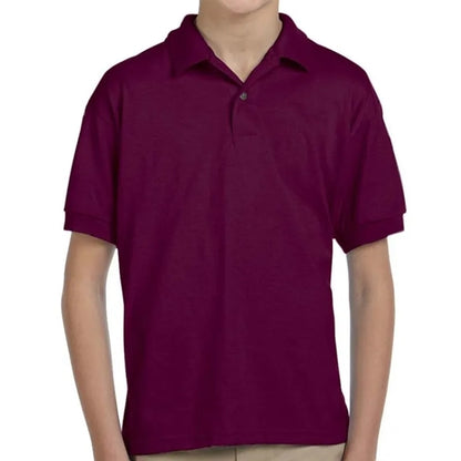 Custom Embroidered Youth Jersey Knit Polo