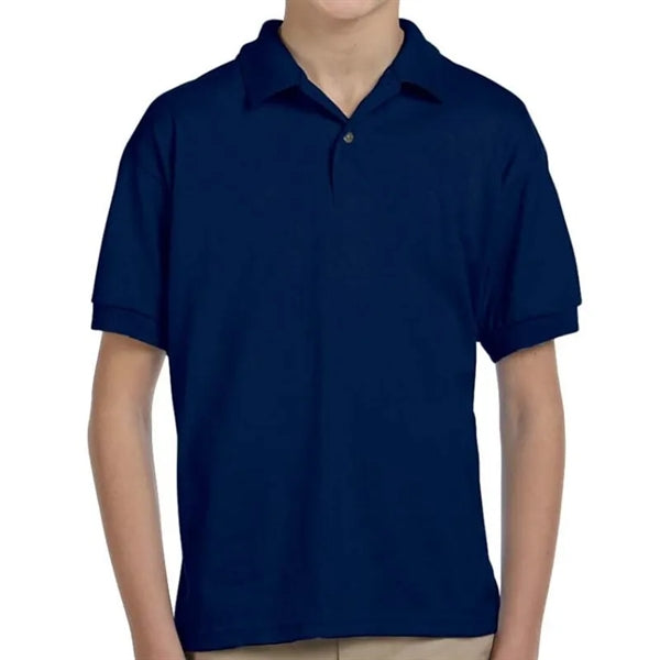 Custom Embroidered Youth Jersey Knit Polo