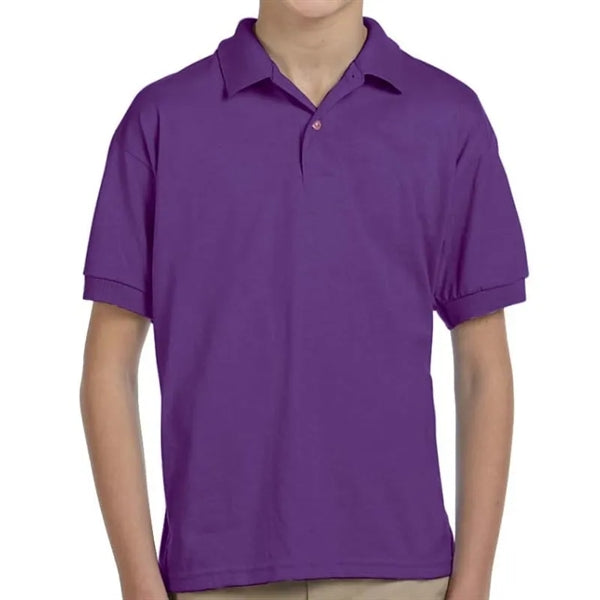 Custom Embroidered Youth Jersey Knit Polo