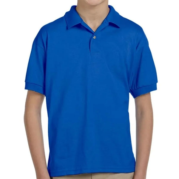 Custom Embroidered Youth Jersey Knit Polo