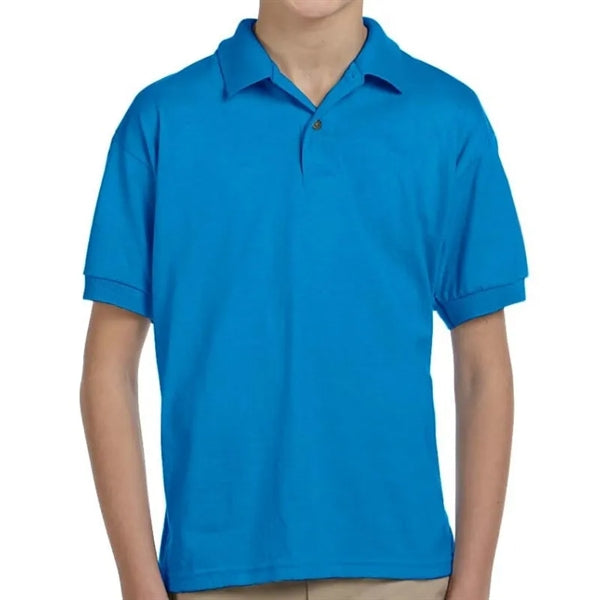 Custom Embroidered Youth Jersey Knit Polo