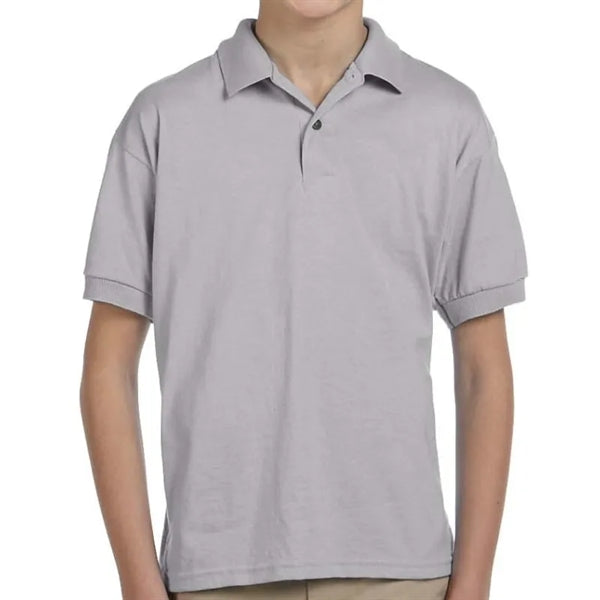 Custom Embroidered Youth Jersey Knit Polo