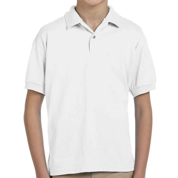 Custom Embroidered Youth Jersey Knit Polo