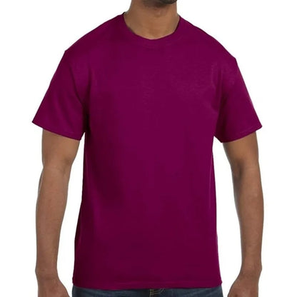 Custom Embroidered Adult Basic Cotton T-Shirts