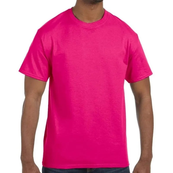 Custom Embroidered Adult Basic Cotton T-Shirts