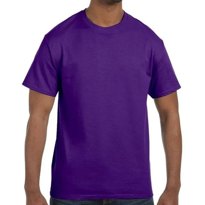 Custom Embroidered Adult Basic Cotton T-Shirts