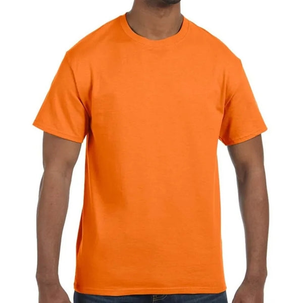 Custom Embroidered Adult Basic Cotton T-Shirts