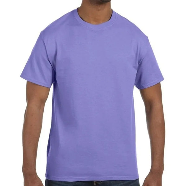 Custom Embroidered Adult Basic Cotton T-Shirts