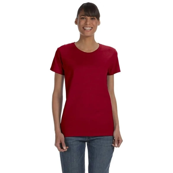 Custom Embroidered Ladies Basic Cotton T-Shirts