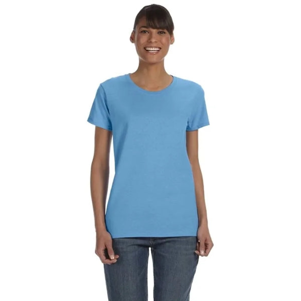 Custom Embroidered Ladies Basic Cotton T-Shirts