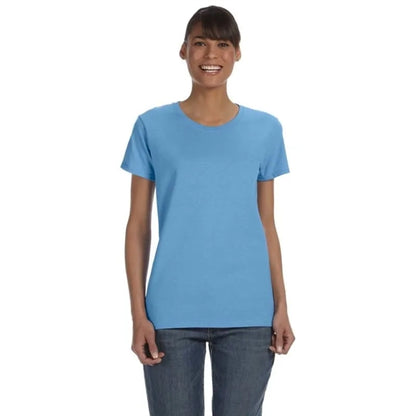 Custom Embroidered Ladies Basic Cotton T-Shirts