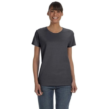 Custom Embroidered Ladies Basic Cotton T-Shirts